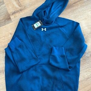 Under Armour Blue Hoodie Sweatshirt NWT Size XL